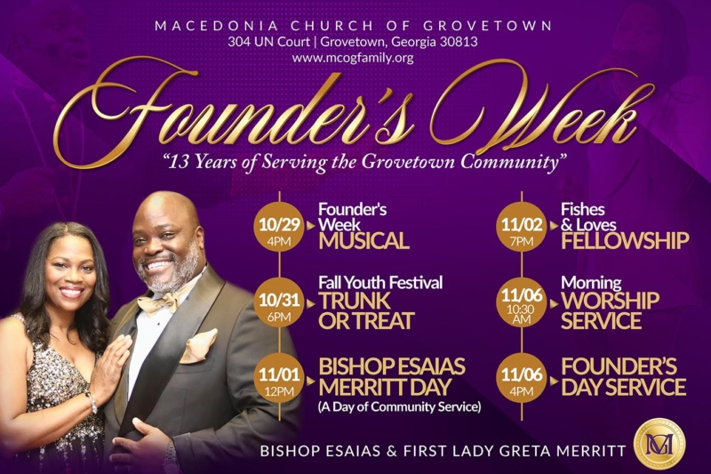 Events - Macedonia Church of Grovetown